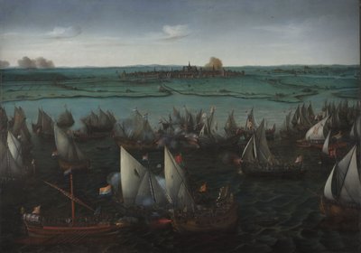 Battaglia di Haarlemmermeer da Hendrick Cornelisz. Vroom